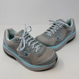 GDEFY‎ Gravity Defyer Corrective Fit Walk Gray Blue Gym Shoes Women's Size 7.5